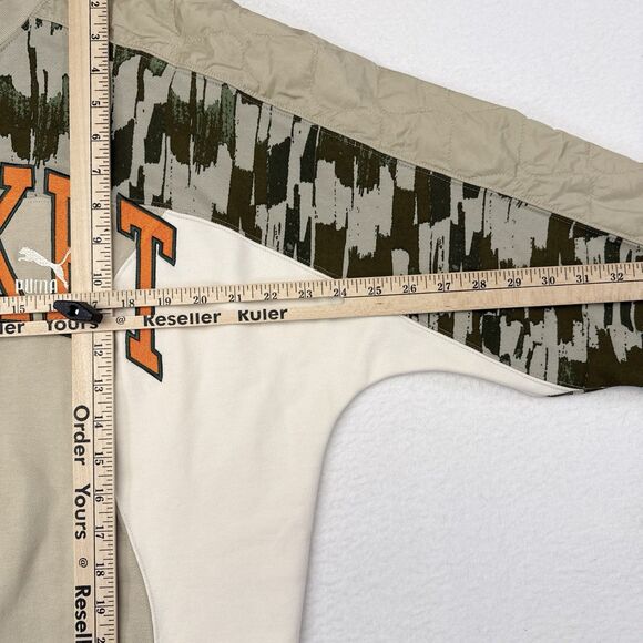 Puma‎ x MARKET Sweatshirt Mens Size Medium Tan Camo Crewneck Pullover Collab - Picture 10 of 11